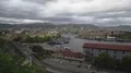 Bad weather in Pisa city, view of road, houses, port and river Arno, Italy 4k or 4k+ Resolution