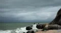 Bad Weather, Storm Coming, Ko Samui, Thailand, Granitic Rocks, Big Waves HD Footage