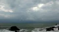 Bad Weather, Storm Coming, Ko Samui, Thailand, Granitic Rocks, Big Waves HD Footage