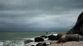 Bad Weather, Storm Coming, Ko Samui, Thailand, Granitic Rocks, Big Waves HD Footage