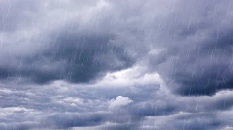Bad weather. Thundershower Stock Footage 68490710
