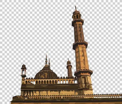 Bada Imambara of Lucknow Illustrazione stock