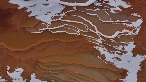 Badab Surt 3 : A unique geological phenomenon Stock Footage 303258984