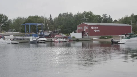 Baddeck Nova Scotia Stock Footage 230990656