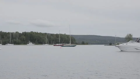 Baddeck Nova Scotia Stock Footage 230990757