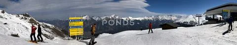 Badgastein's Turning Point Stock Photos