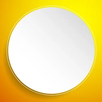 Badge, button shape with blank space. Background for your text, price, symbol Illustrazione stock