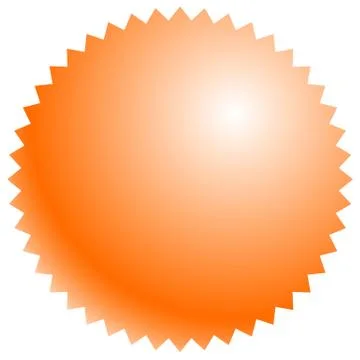 Badge, button shape with blank space. Background for your text, price, symbol Stock Illustration