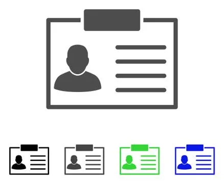 Badge Flat Icon Illustrazione stock