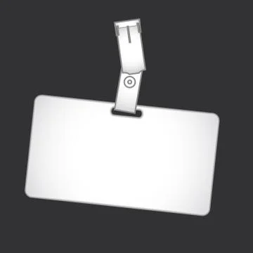 Badge holder Stock Illustration