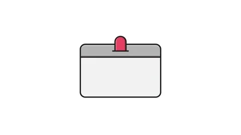 A badge icon displaying a person's name prominently in a professional format. Stock Footage 335259551