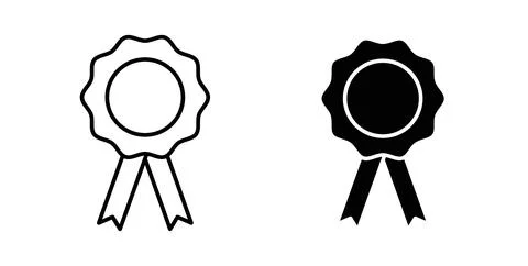 Badge icon vector art Illustrations Stock Illustration