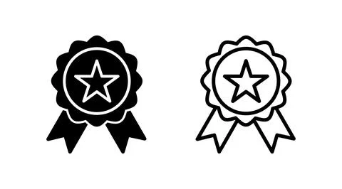 Badge icon vector. badge label icon. Stamp Icon Vector Stock Illustration