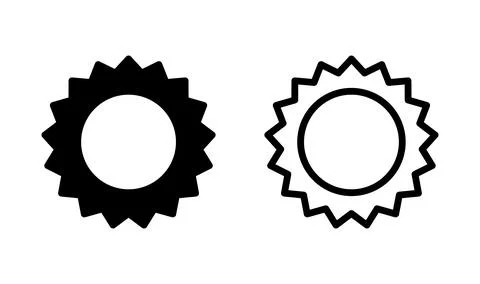 Badge icon vector. badge label icon. Stamp Icon Vector Stock Illustration