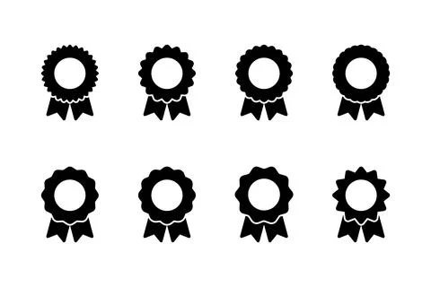 Badge icon vector illustration. Awards icon vector. Achieve sign and symbol.. Stock Illustration