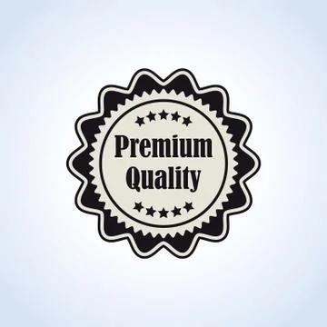 Badge premium quality. Stock Illustration