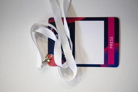 Badge for the press Stock Photos