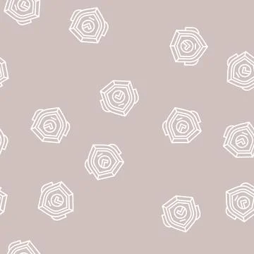Badge quality line seamless pattern イラスト素材