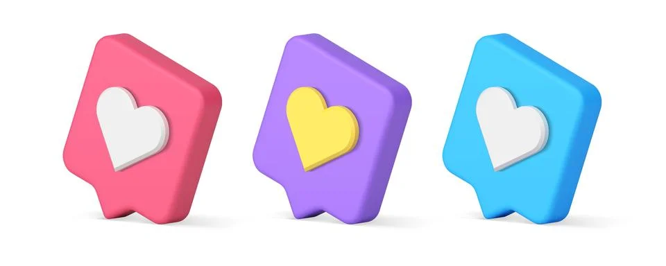 Like badge quick tips cyberspace application social network evaluation 3d i.. Stock Illustration