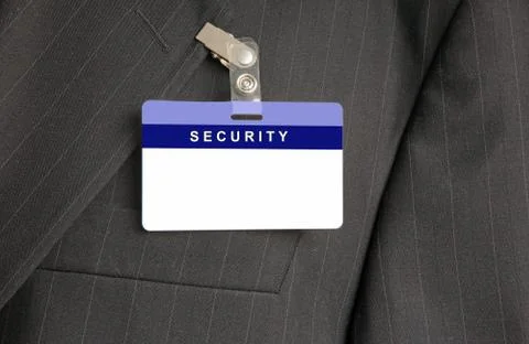 Badge security Stock Illustration