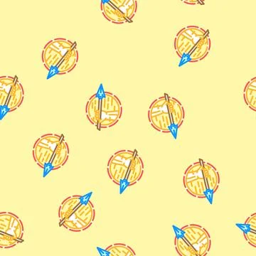 Badge sparta warrior vector seamless pattern Illustrazione stock
