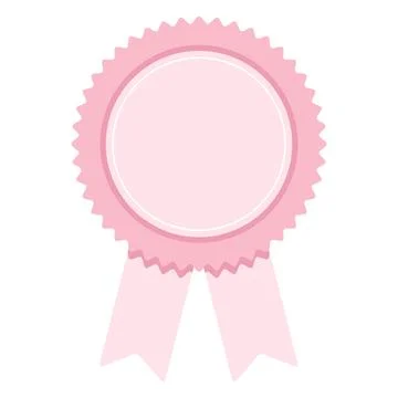 Badge vector icon. Emblem premium logo,template stamp, medal ribbon collection Stock Illustration