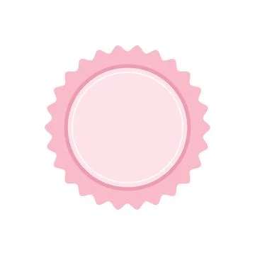 Badge vector icon. Emblem premium logo,template stamp, medal ribbon collection Stock Illustration