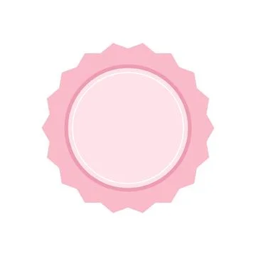 Badge vector icon. Emblem premium logo,template stamp, medal ribbon collection Stock Illustration