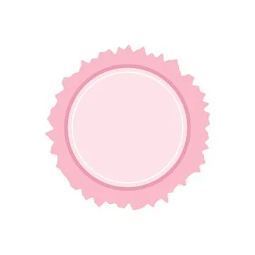 Badge vector icon. Emblem premium logo,template stamp, medal ribbon collection Illustrazione stock