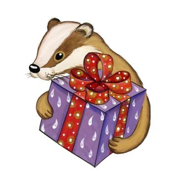 Cute Gift Box Cute Cartoon Vector Illustration Graphic Royalty Free SVG,  Cliparts, Vectors, and Stock Illustration. Image 84892575.