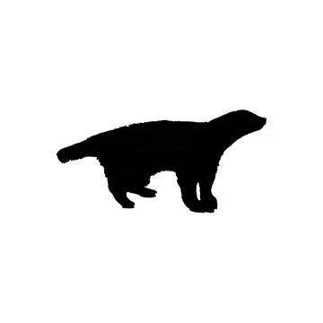 Badger icon. Simple style nature travel big sale poster background symbol. .. Stock Illustration