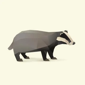 Badger Stock Illustration