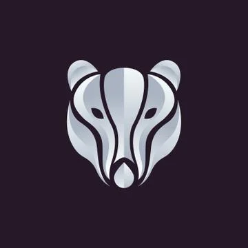 Badger logo vector Stock Illustration