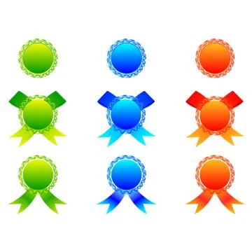 Badges Stock Illustration