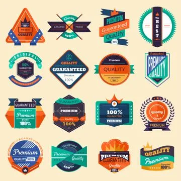 Badges Stock Illustration
