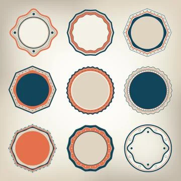 Badges Stock Illustration