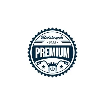 Badges Motorcycle Collections Stock Illustration