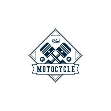 Badges Motorcycle Collections Stock Illustration