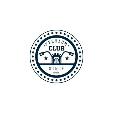 Badges Motorcycle Collections Stock Illustration
