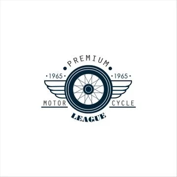 Badges Motorcycle Collections Stock Illustration