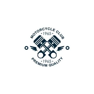 Badges Motorcycle Collections Stock Illustration