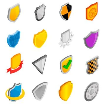 Badges set icons Stock Illustration
