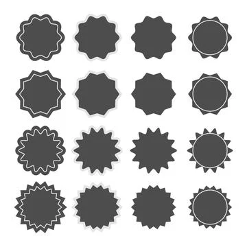 Badges Set for Various Uses and Designs Stock Illustration