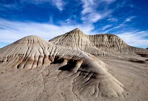 Badlands Alberta Stock Photos