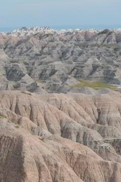 Badlands Geologic Formation Stock Photos