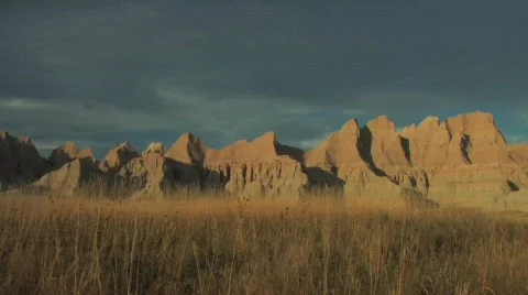 Badlands Mountain Video stock 792612