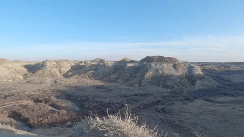 Badlands Sunset Timelapse Stock-Footage 154294954