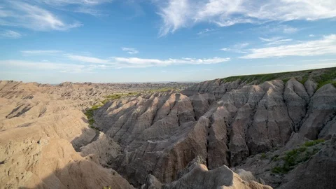 Badlands Timelapse Stock Footage 112306745