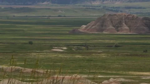 Badlands Valley (static) Stock Footage 17989510