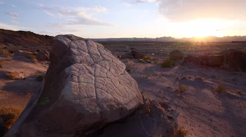 Badlands Wilderness Primal Savage where Dinosaurs Roamed Static Shot Stock Footage 40474591
